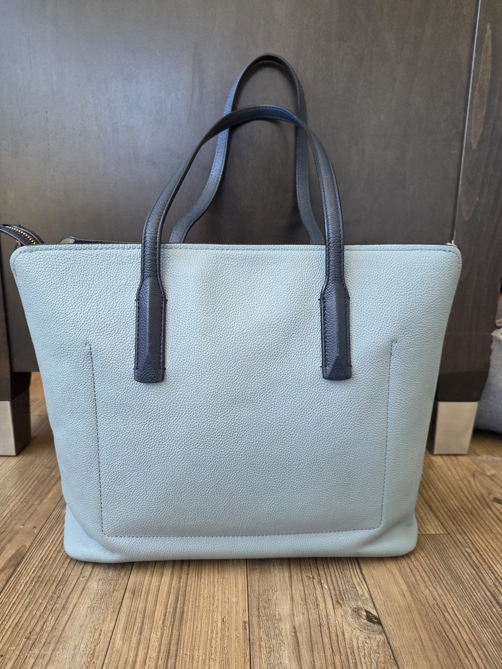 Kate Spade New York Two-Tone Light Blue Tote Bag - Picture 2 of 11